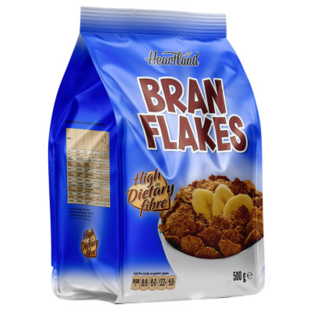 HEARTLAND BRAN FLAKES 500G